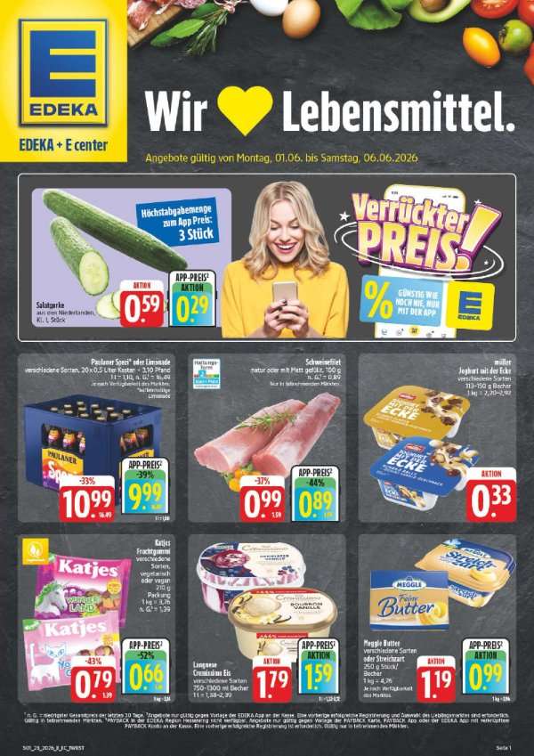 Edeka Prospekt ab Montag - Bayern Nord Prospekt Vorschau