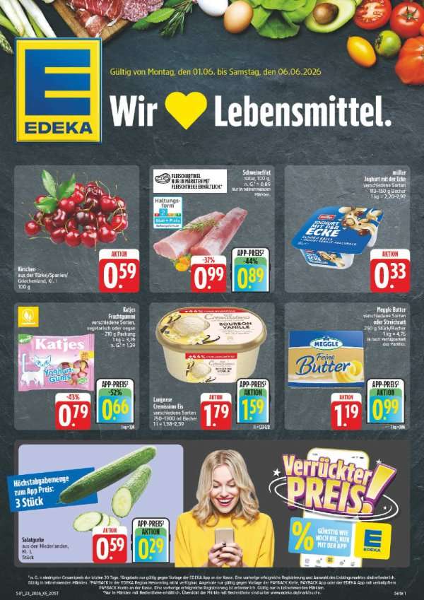 Edeka Prospekt ab Montag - Sachsen Prospekt Vorschau