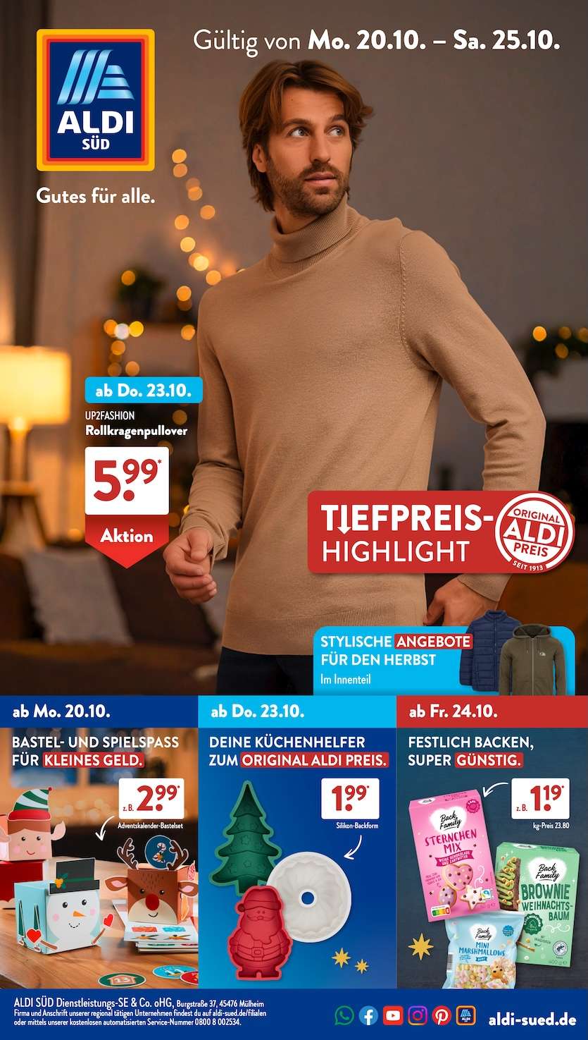 Aldi Aldi Süd Prospekt ab Montag Prospekt Vorschau