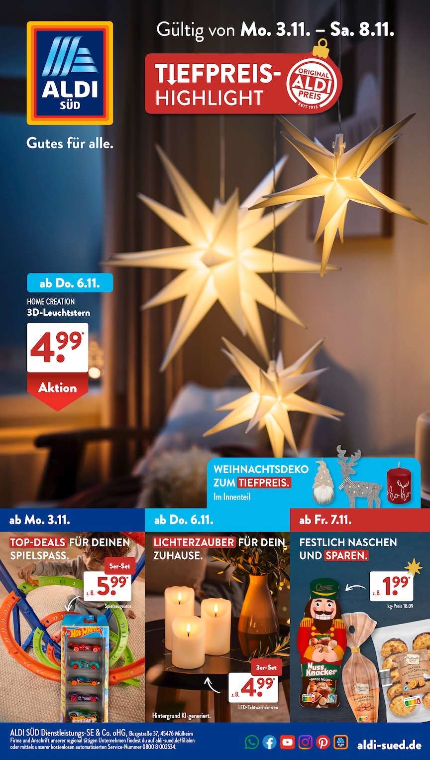 Aldi Aldi Süd Prospekt ab Montag Prospekt Vorschau
