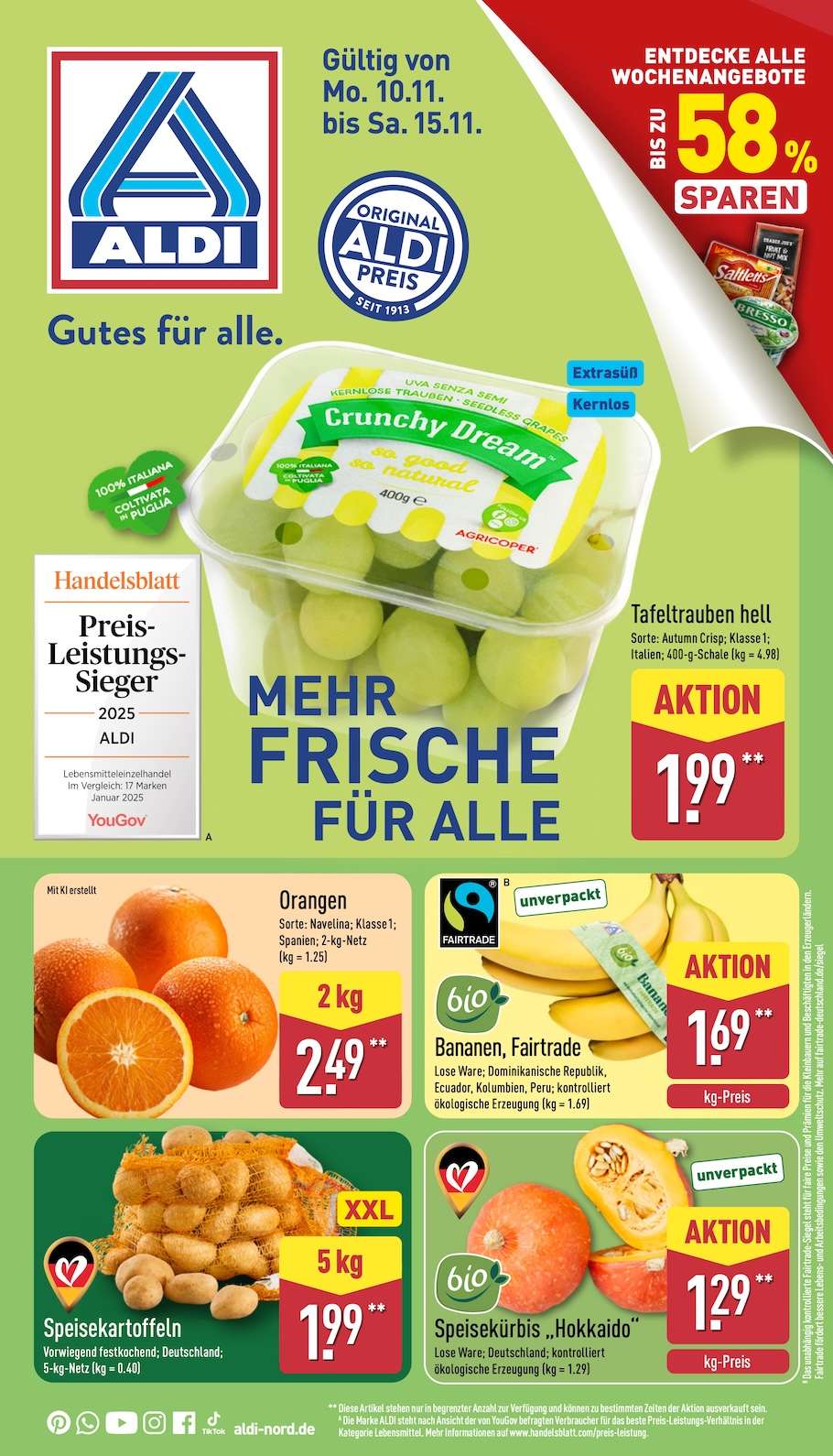 Aldi Aldi Nord Prospekt ab Montag Prospekt Vorschau