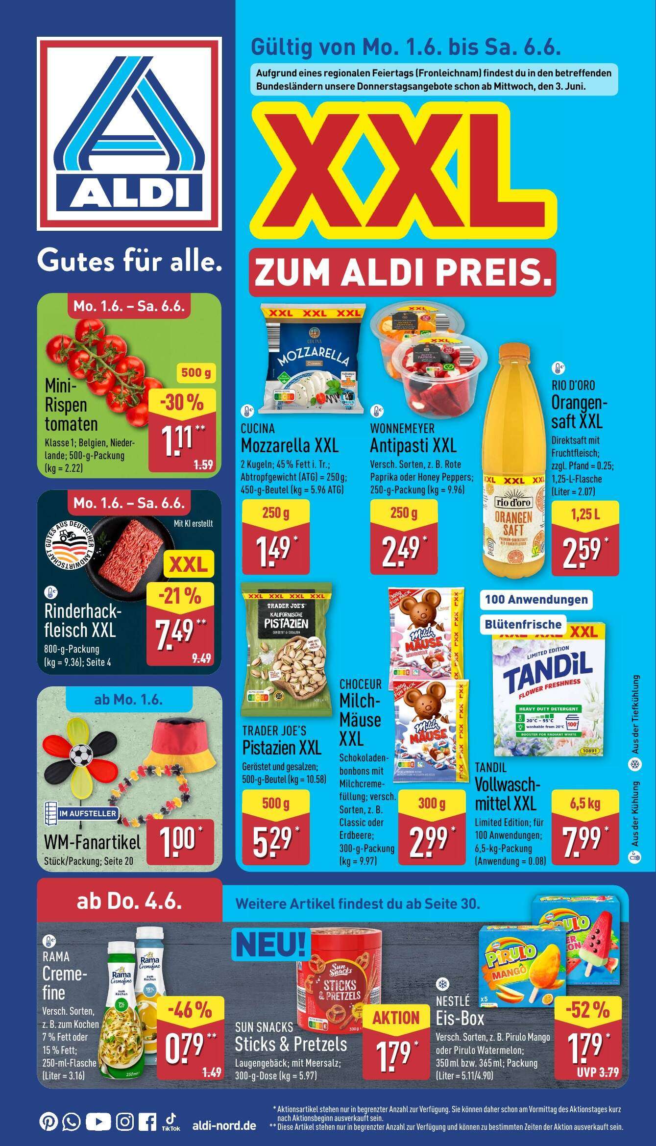 Aldi Aldi Nord Prospekt ab Montag Prospekt Vorschau