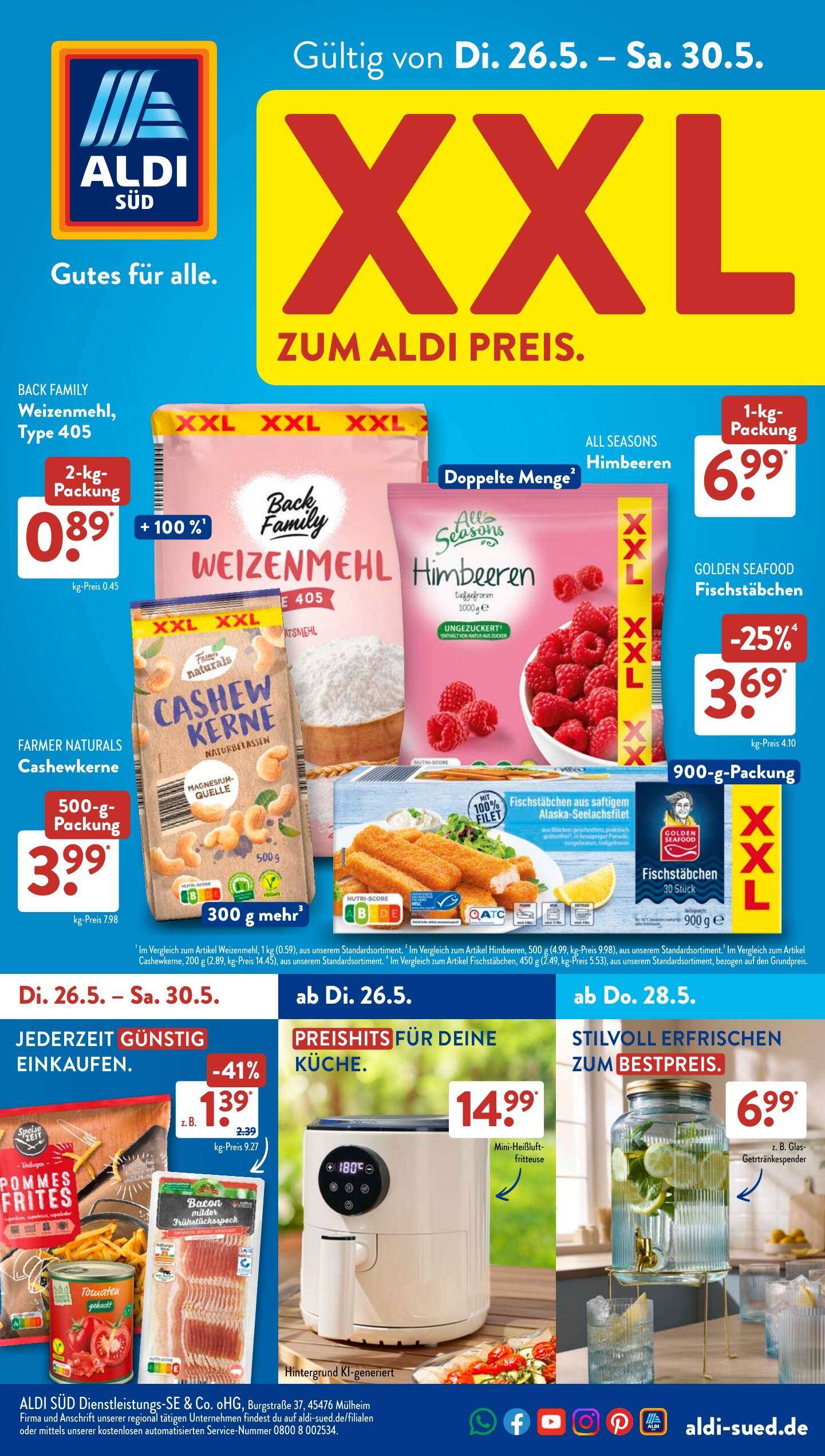 Aldi Aldi Süd Prospekt ab Dienstag Prospekt Vorschau