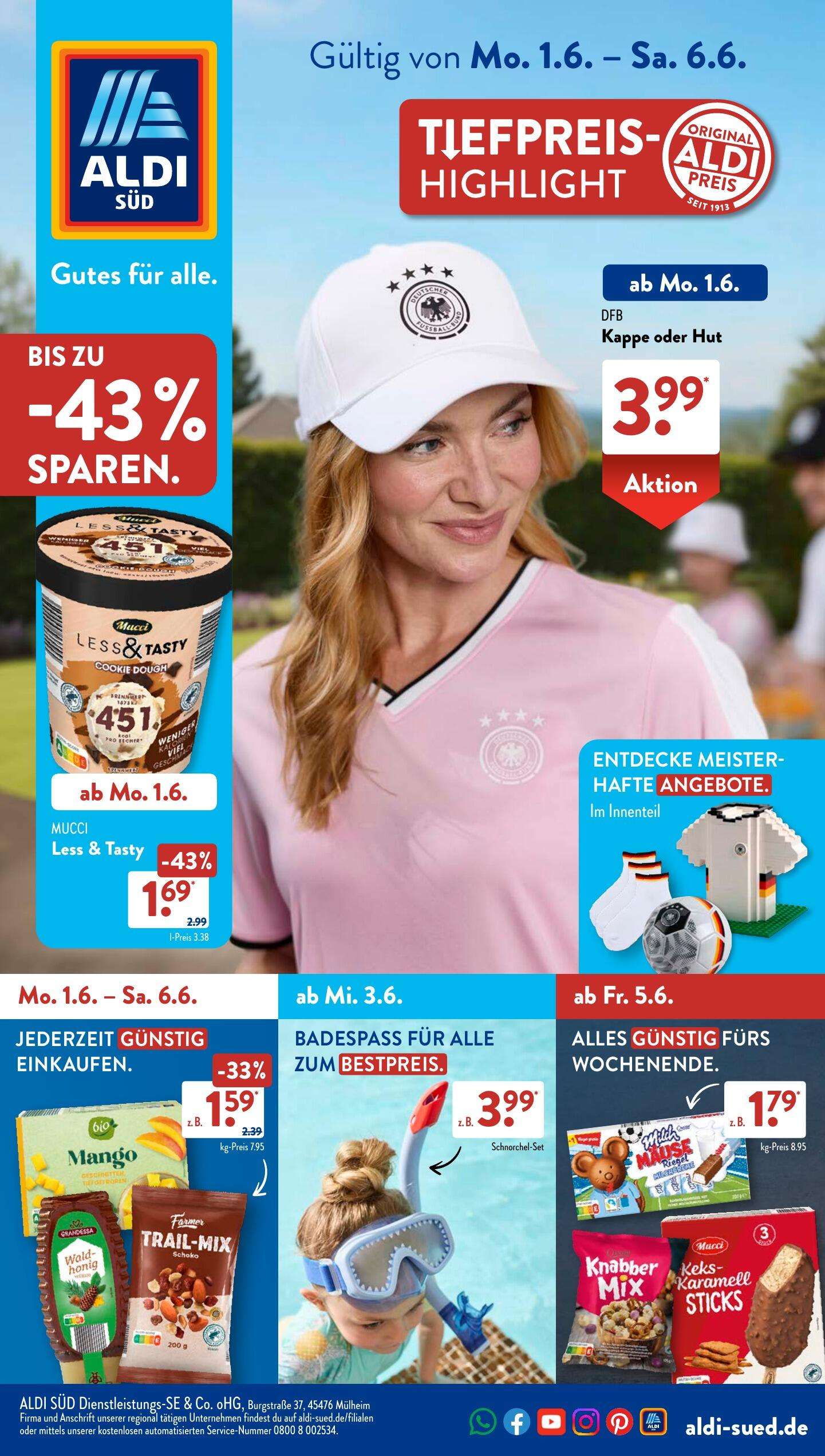Aldi Aldi Süd Prospekt ab Montag Prospekt Vorschau