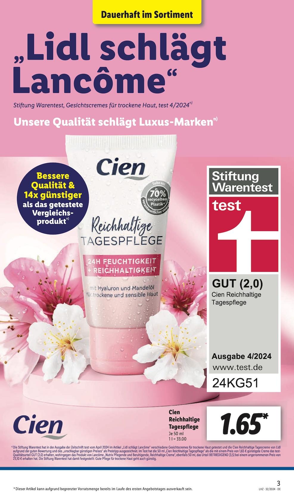 Lidl Aktueller Prospekt ab Montag Seite 3
