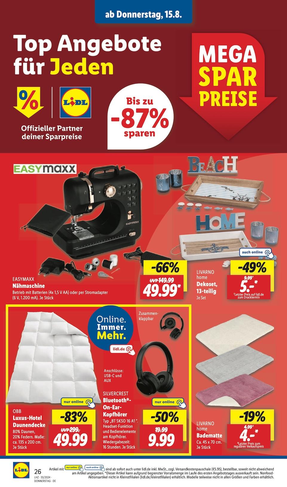 Lidl Aktueller Prospekt ab Montag Seite 32