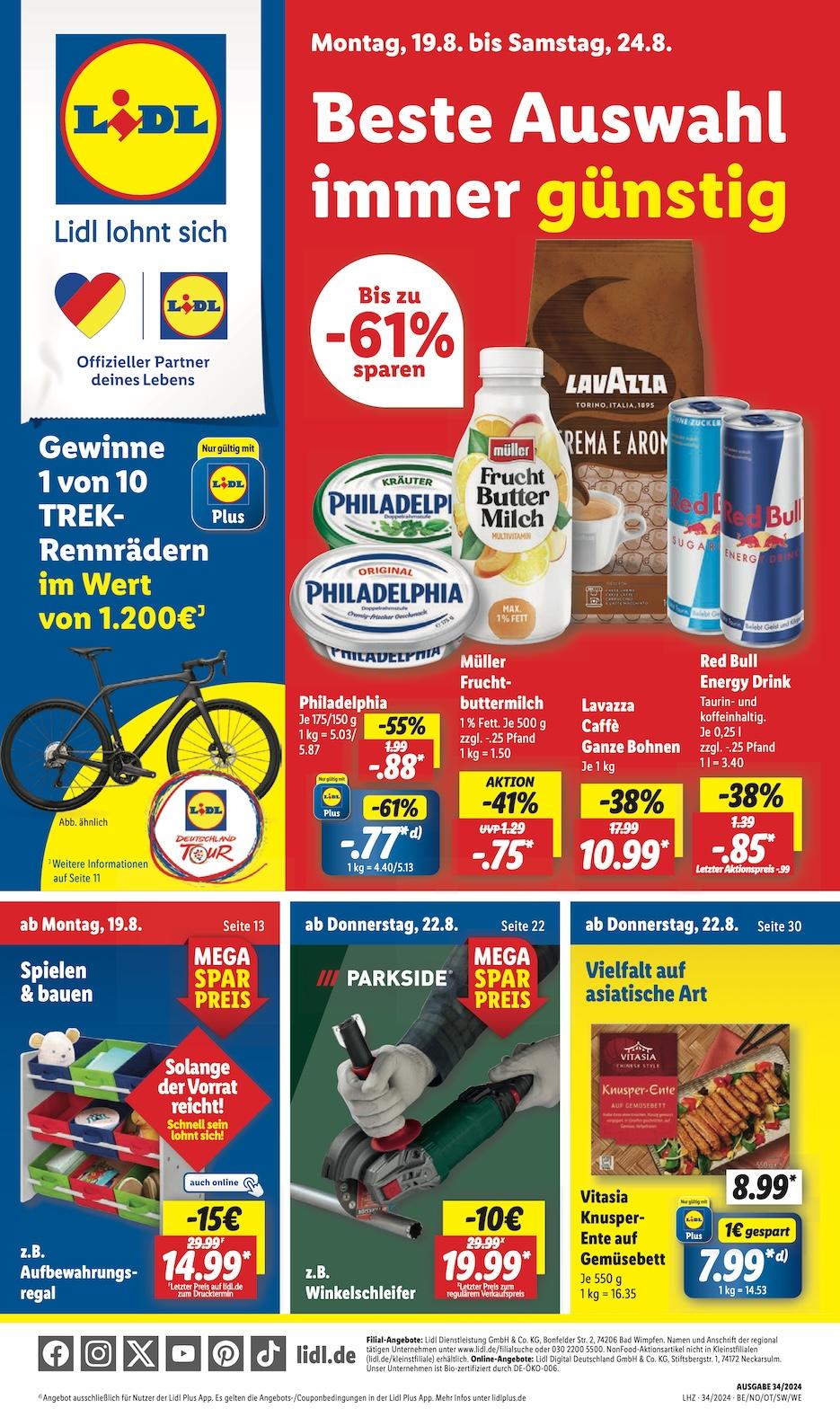 Lidl Aktueller Prospekt ab Montag Seite 1