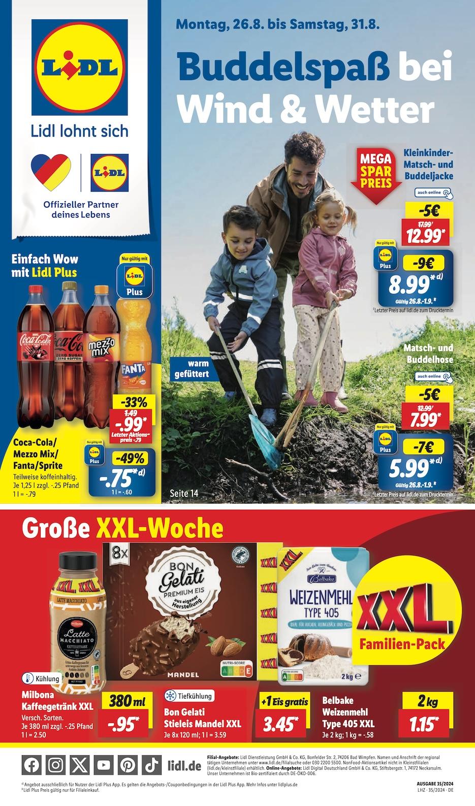 Lidl Aktueller Prospekt ab Montag Seite 1