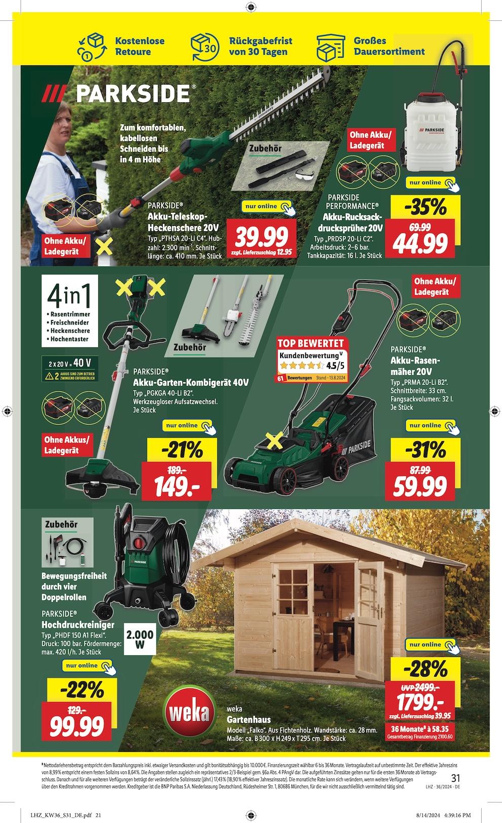 Lidl Exklusive Vorschau Seite 21
