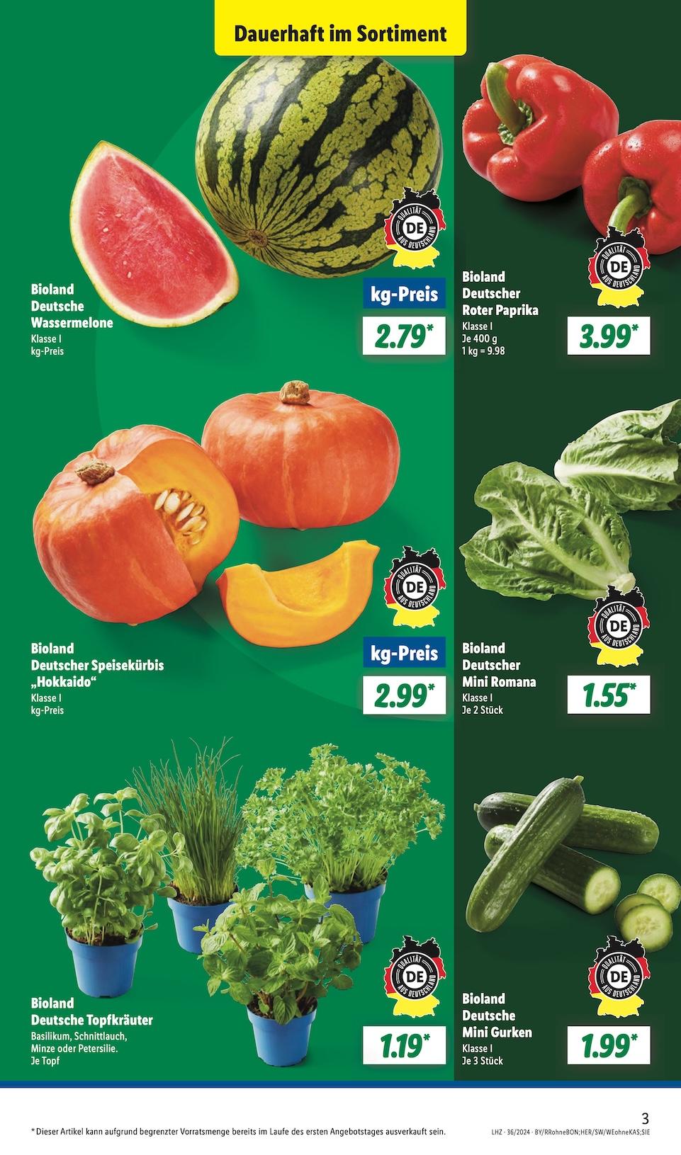 Lidl Aktueller Prospekt ab Montag Seite 3