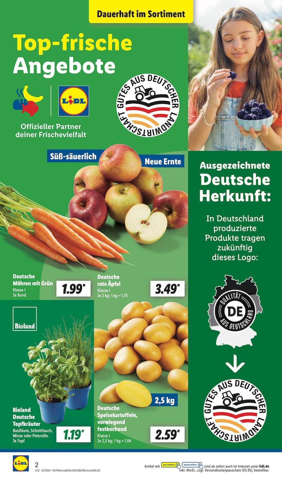Lidl Aktueller Prospekt ab Montag Seite 2