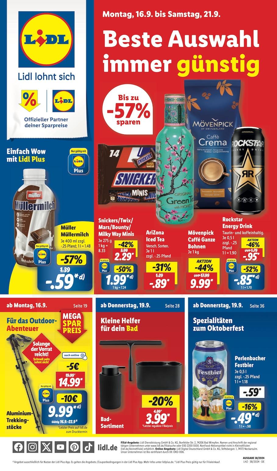 Lidl Aktueller Prospekt ab Montag Seite 1