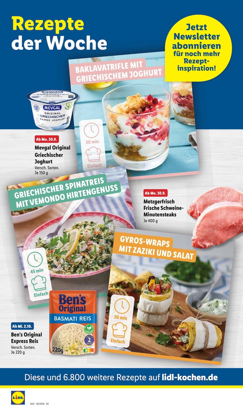 Lidl Aktueller Prospekt ab Montag Seite 60