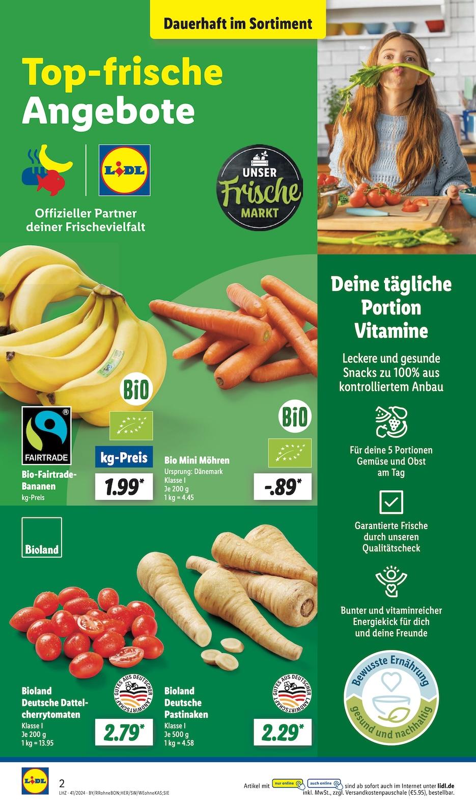 Lidl Aktueller Prospekt ab Montag Seite 2