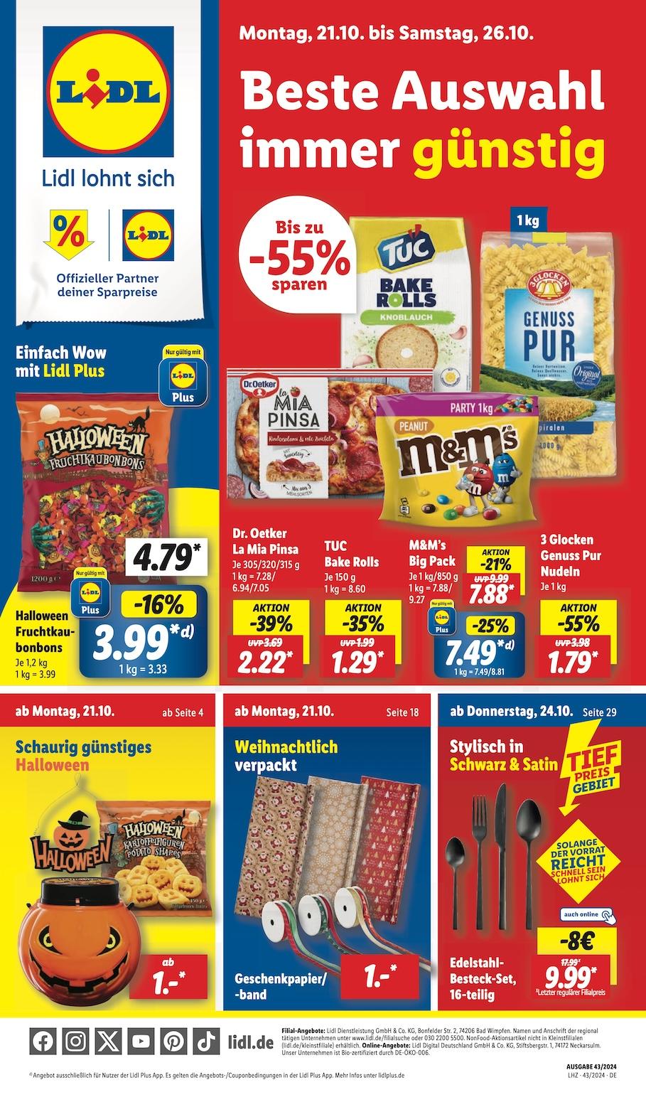 Lidl Aktueller Prospekt ab Montag Seite 1