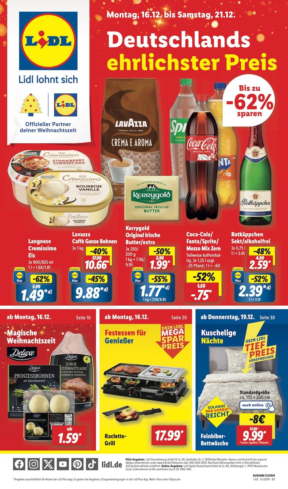 Lidl Aktueller Prospekt ab Montag Seite 1