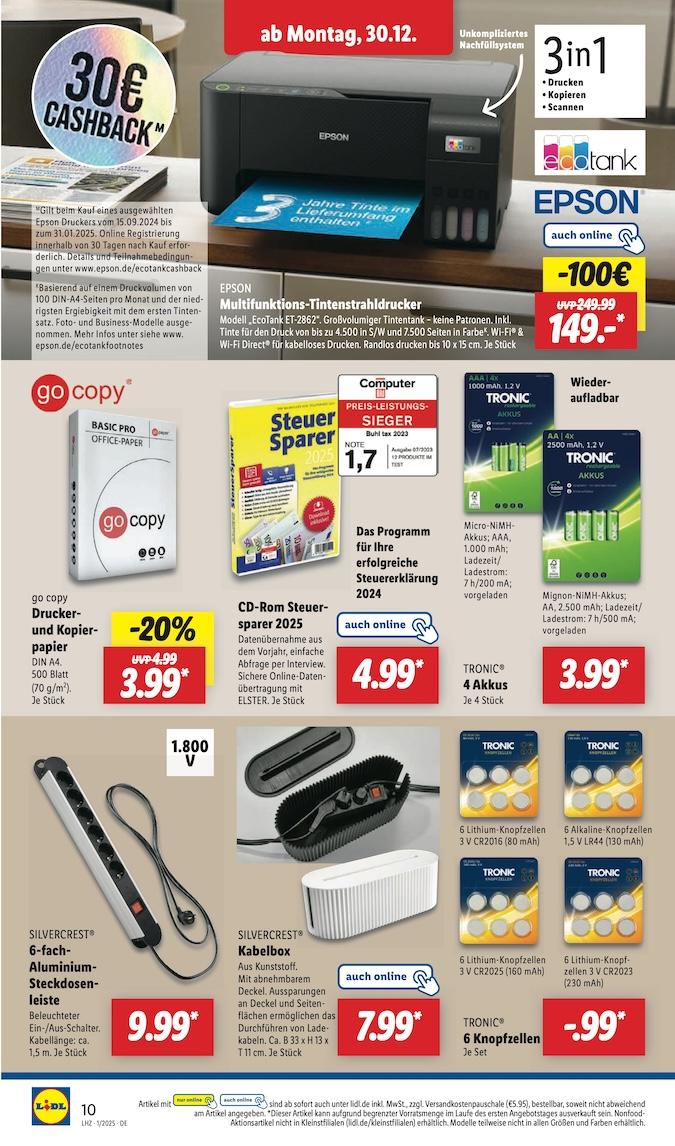Lidl Aktueller Prospekt ab Montag Seite 12