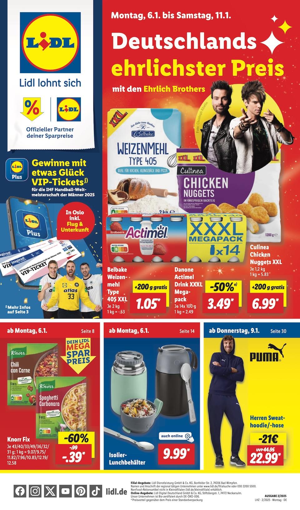 Lidl Aktueller Prospekt ab Montag Seite 1