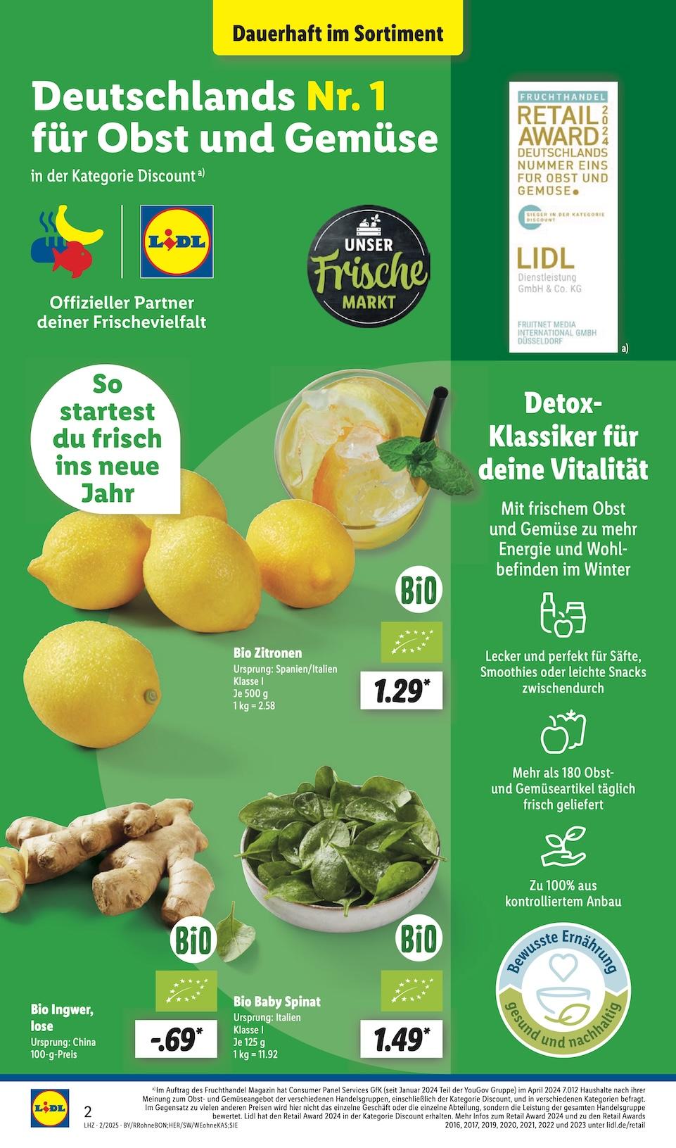 Lidl Aktueller Prospekt ab Montag Seite 2