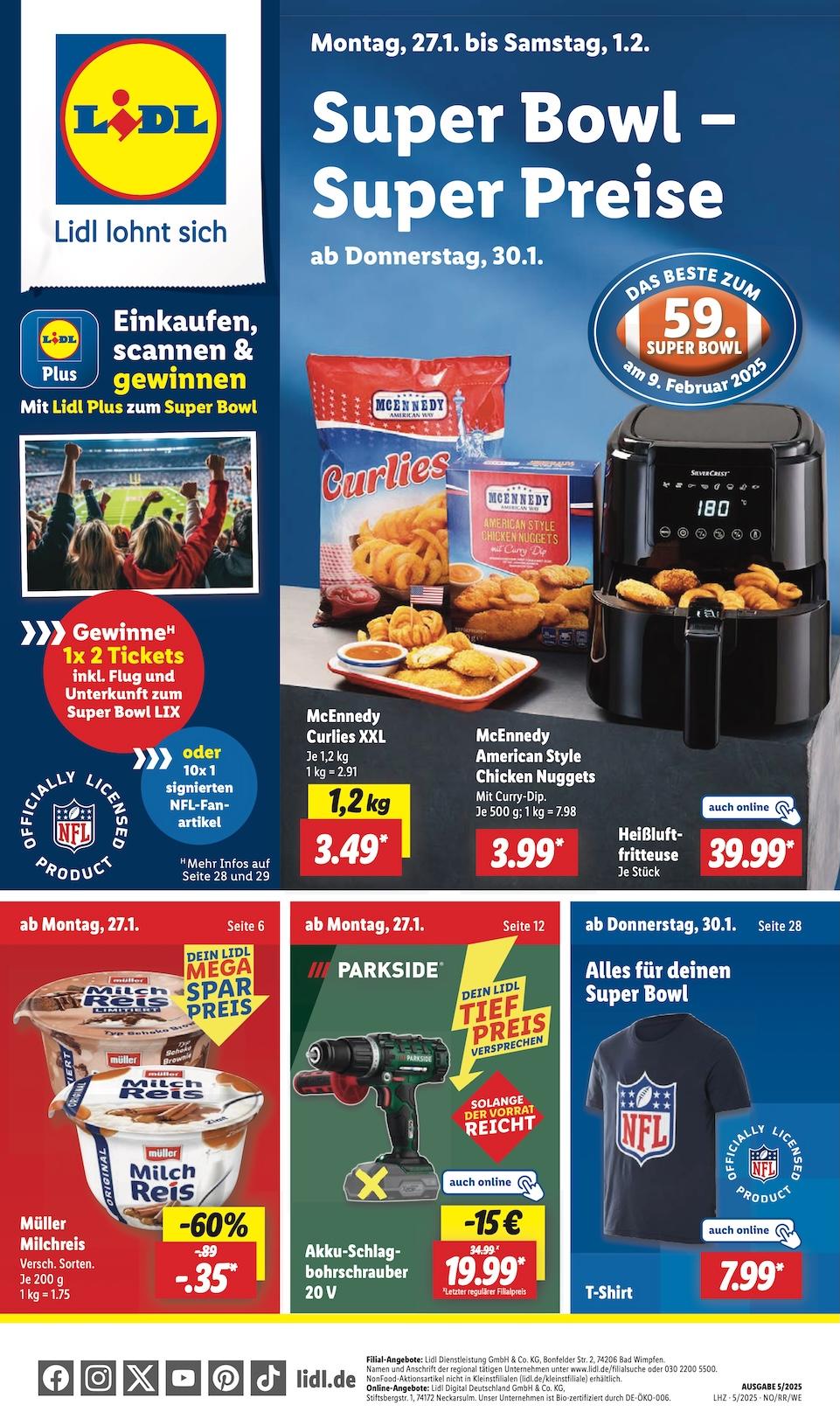Lidl Aktueller Prospekt ab Montag Seite 1