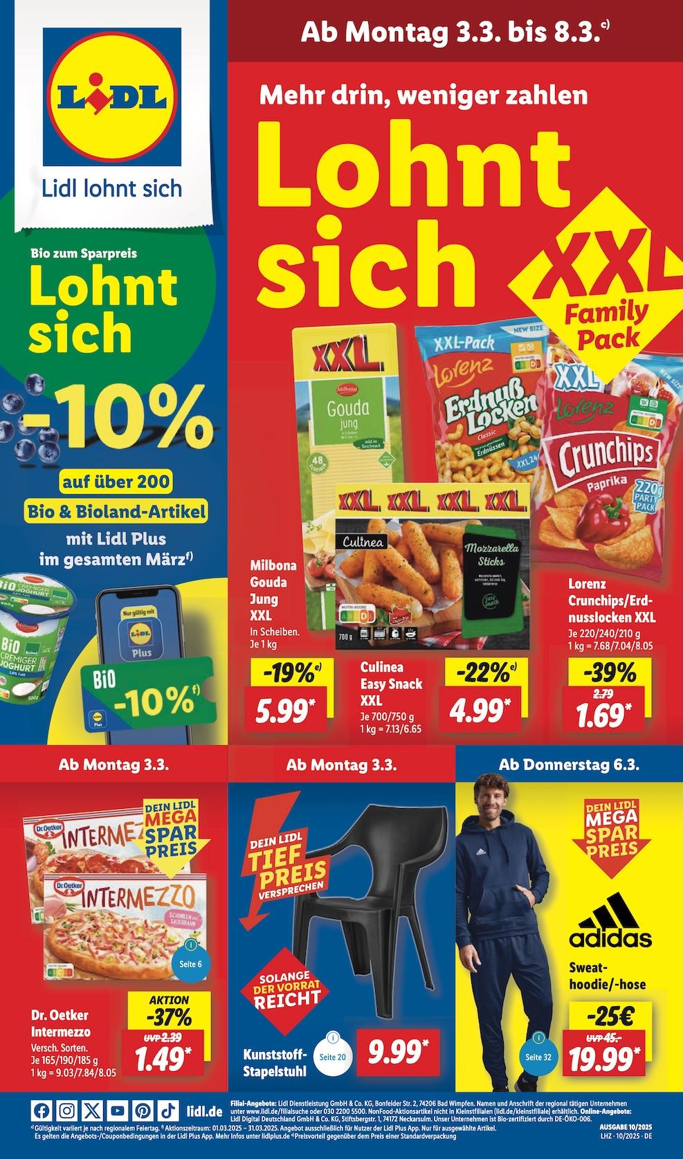 Lidl Aktueller Prospekt ab Montag Seite 1