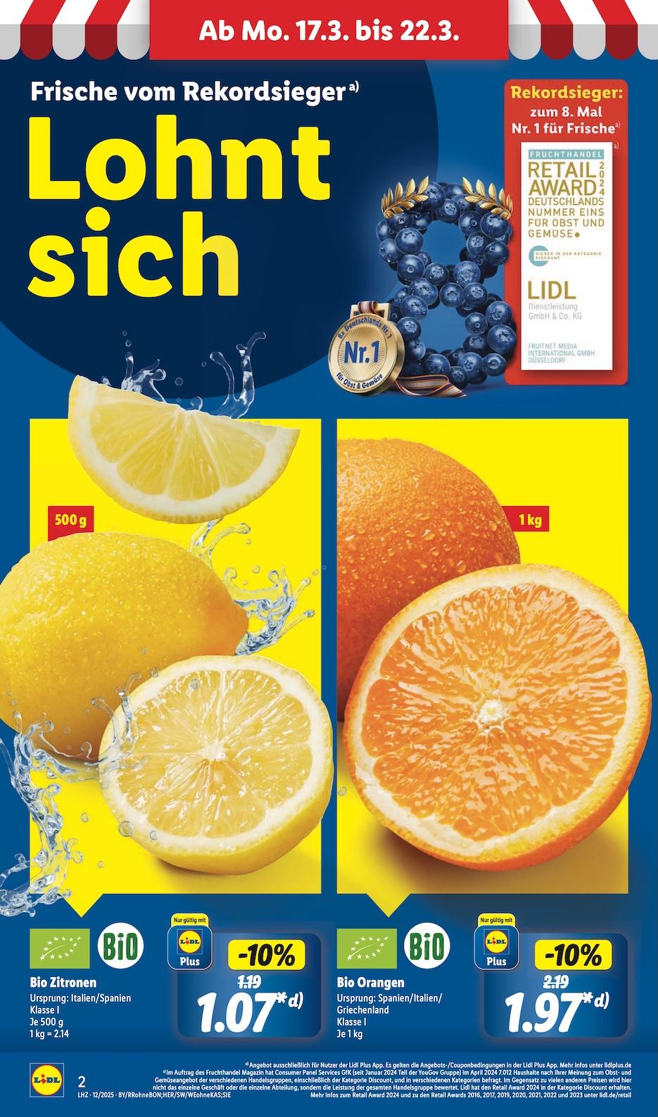Lidl Aktueller Prospekt ab Montag Seite 2