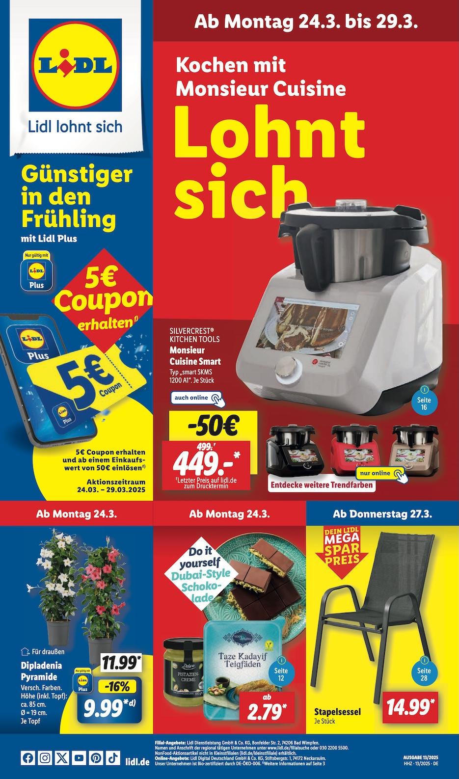 Lidl Aktueller Prospekt ab Montag Seite 1