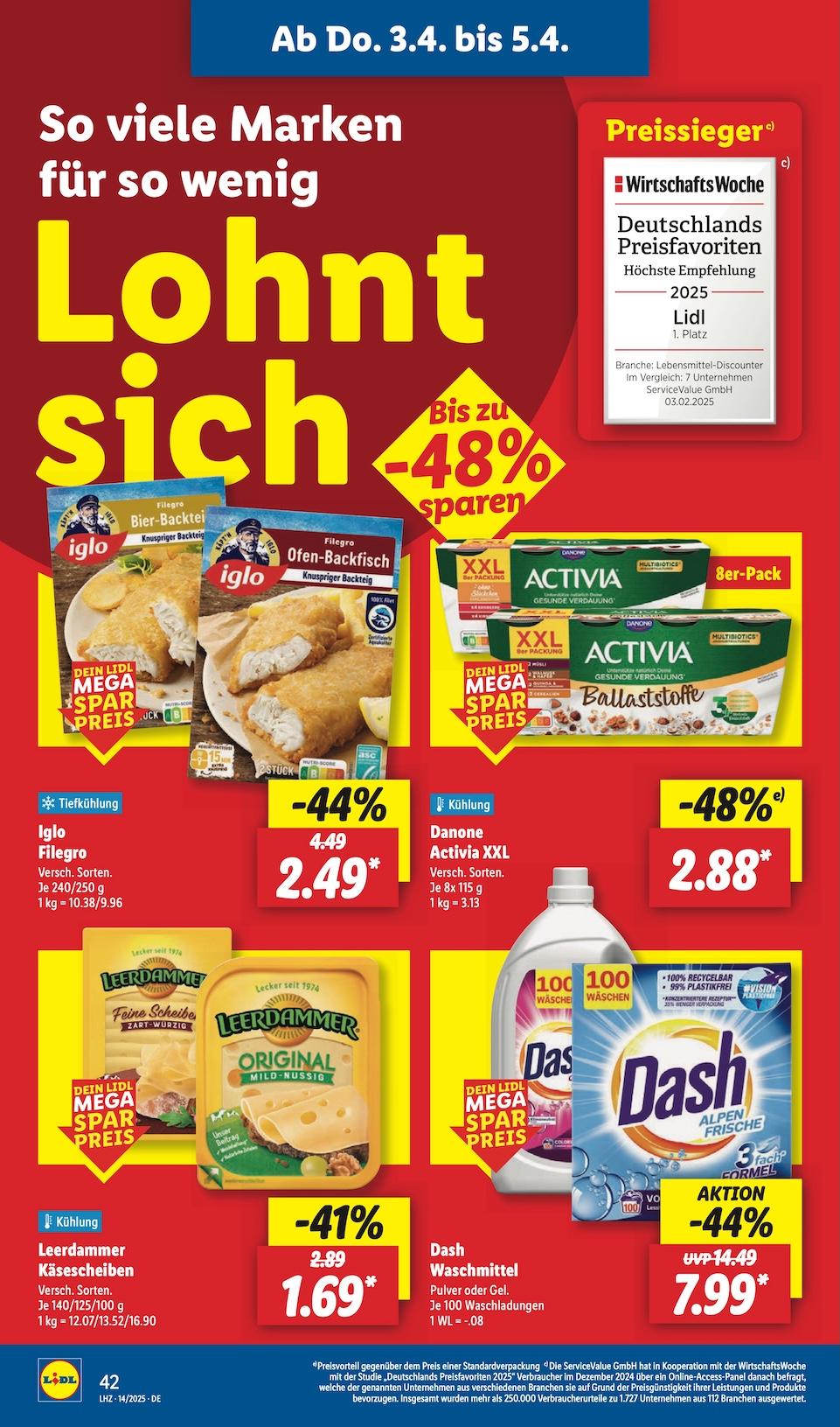 Lidl Aktueller Prospekt ab Montag Seite 52