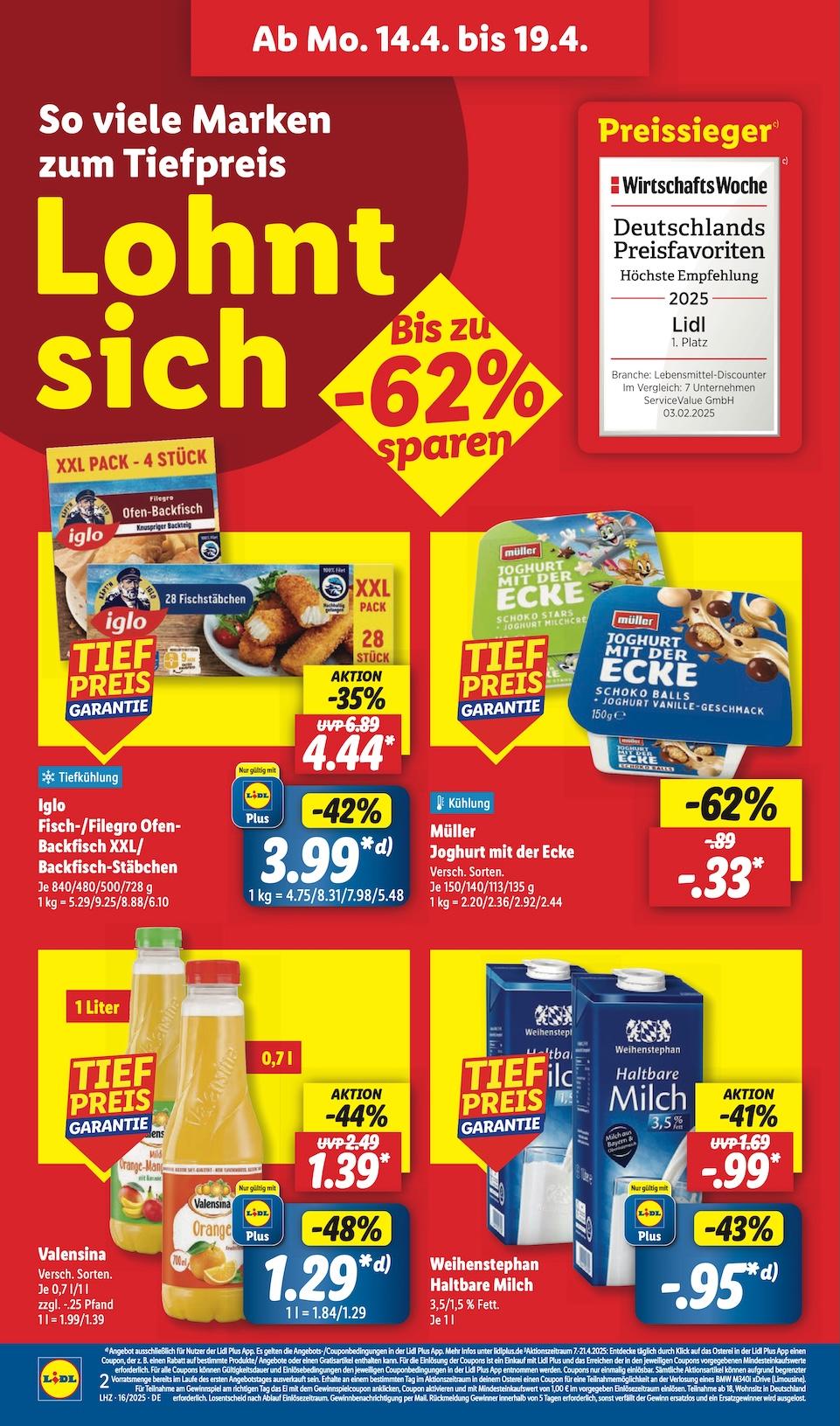 Lidl Aktueller Prospekt ab Montag Seite 2