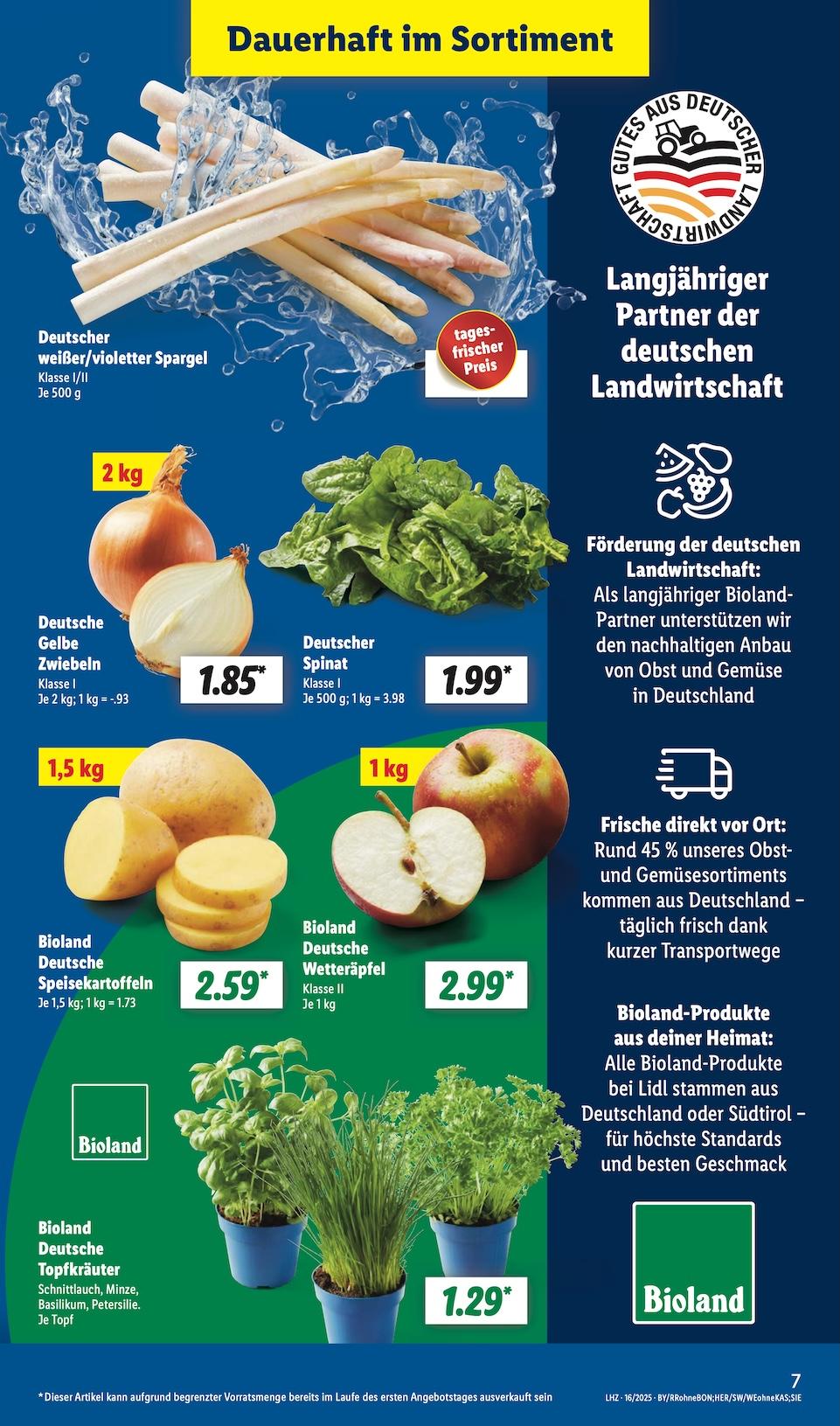 Lidl Aktueller Prospekt ab Montag Seite 7