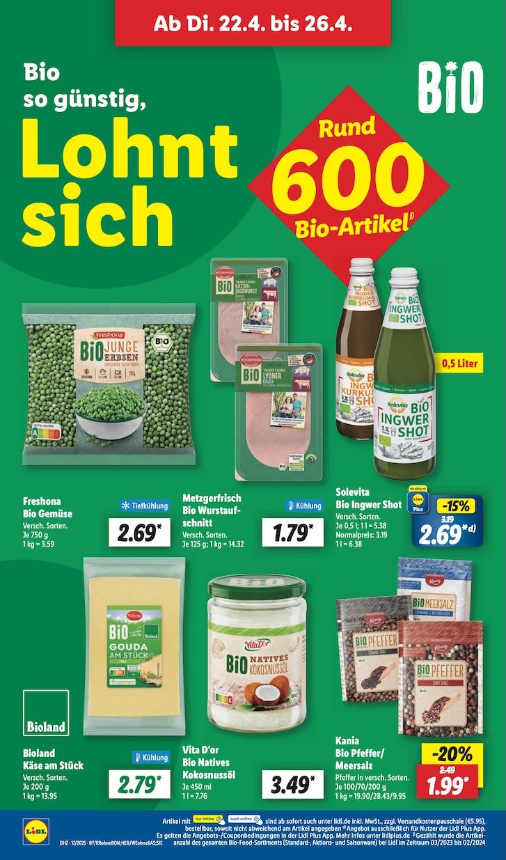 Lidl Aktueller Prospekt ab Dienstag Seite 22