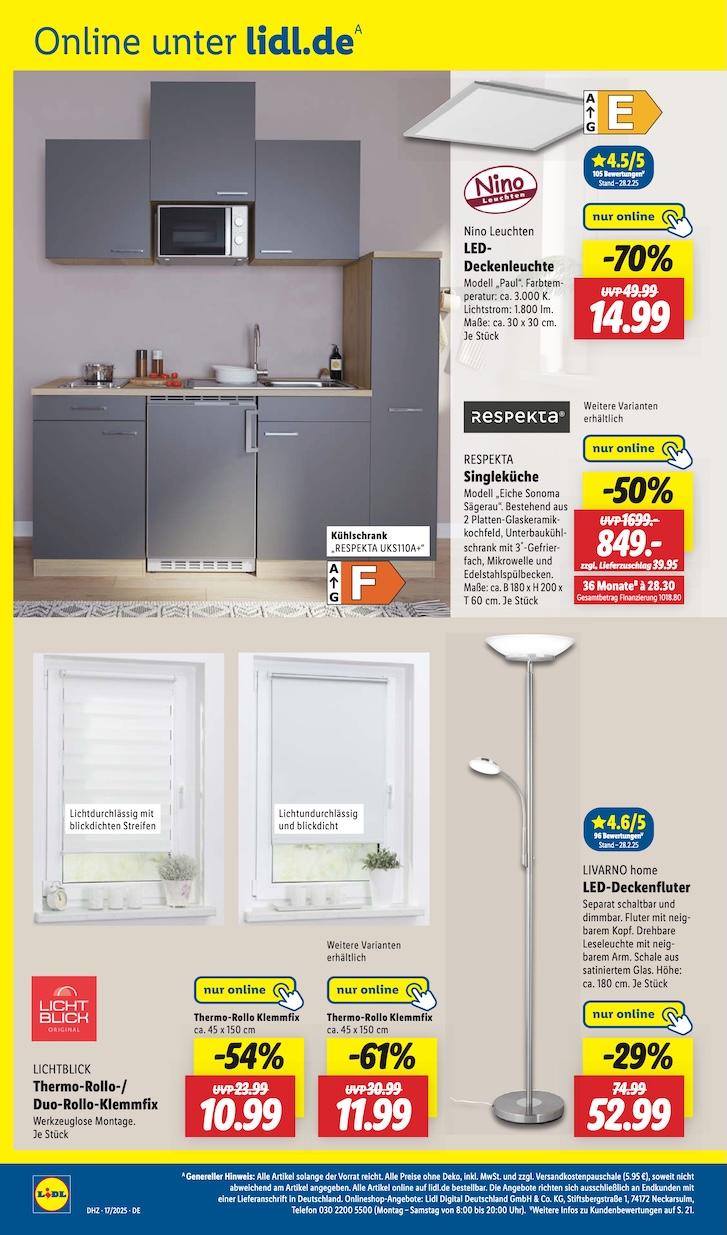 Lidl Aktueller Prospekt ab Dienstag Seite 52
