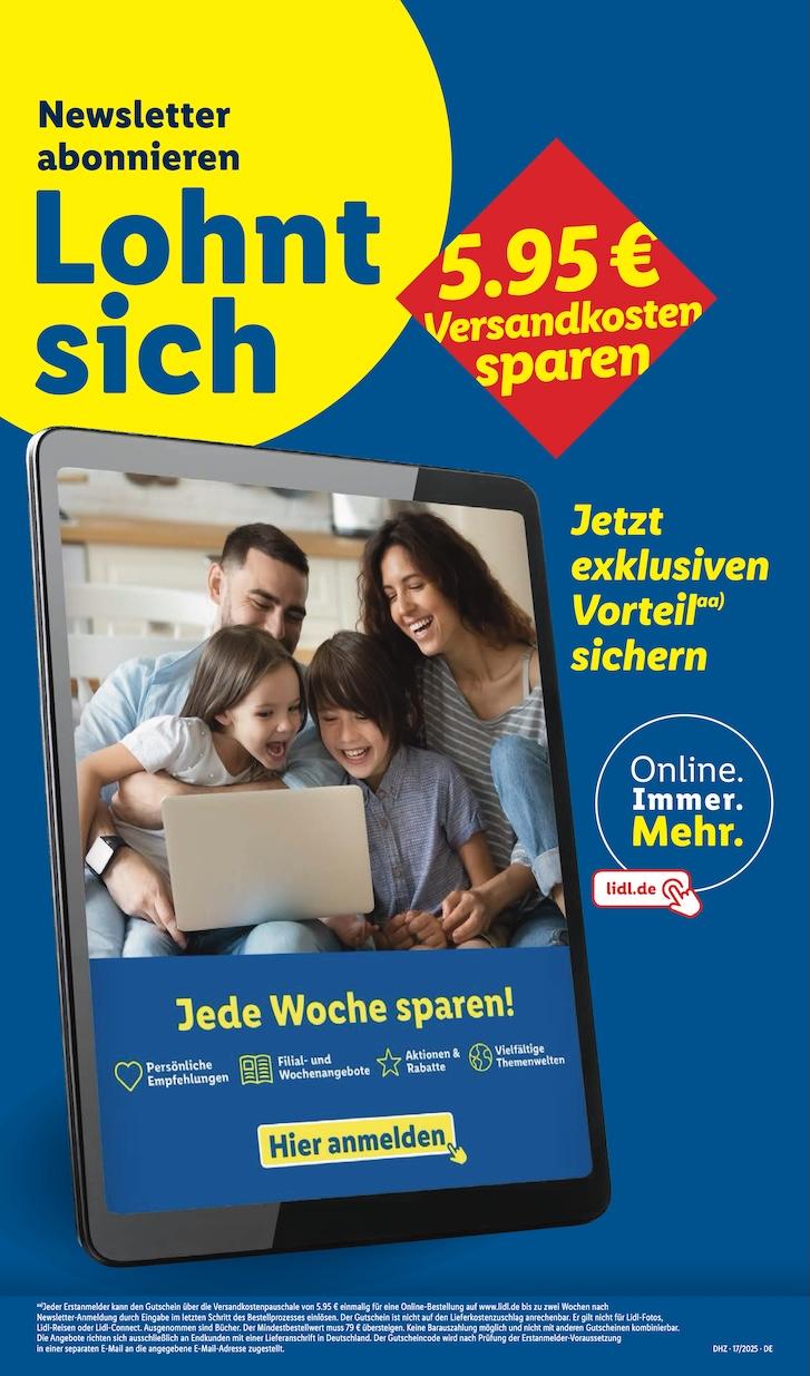 Lidl Aktueller Prospekt ab Dienstag Seite 63