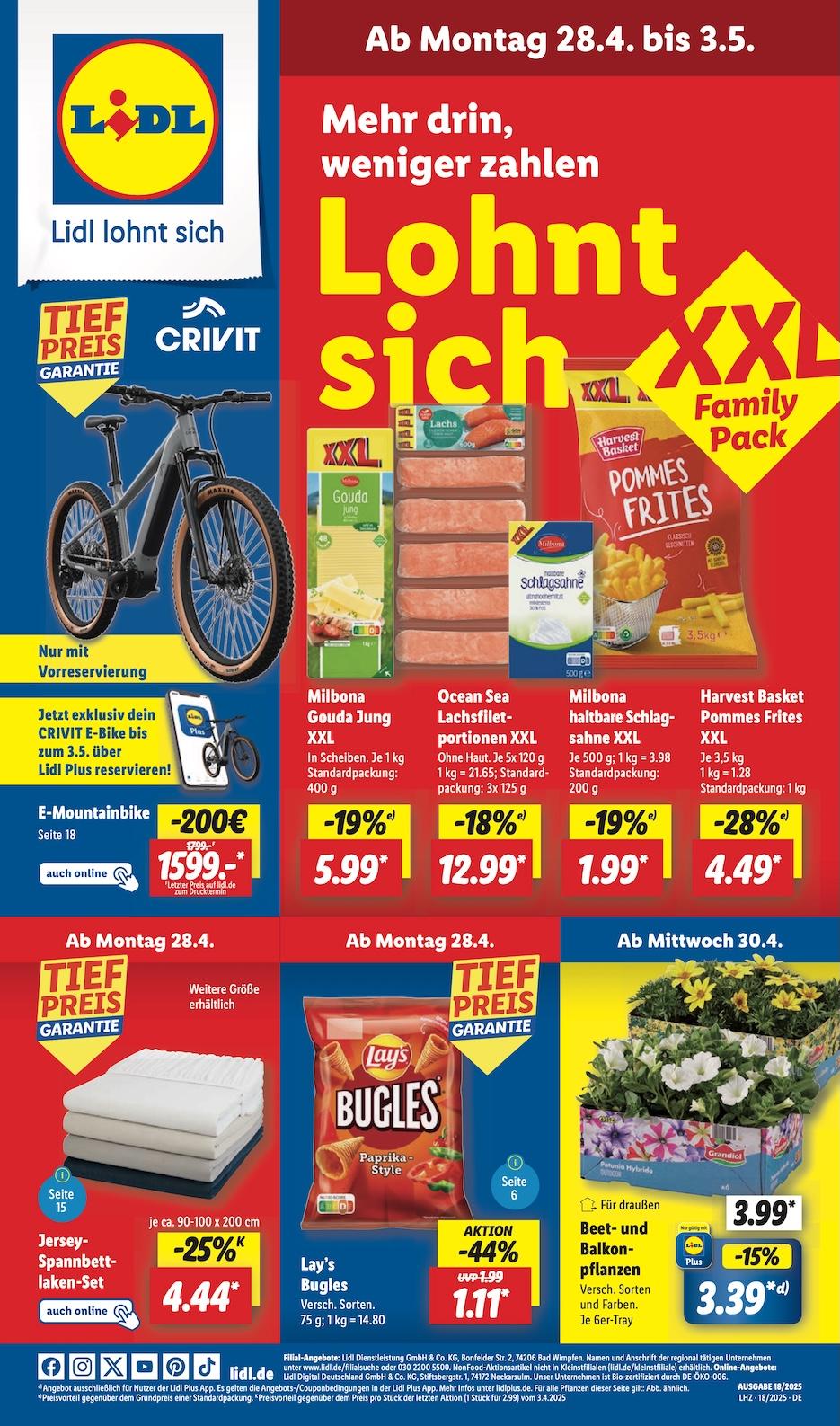 Lidl Aktueller Prospekt ab Montag Seite 1
