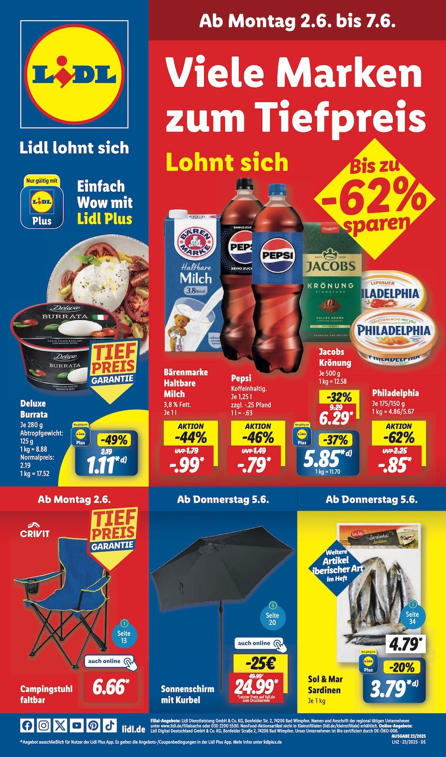 Lidl Aktueller Prospekt ab Montag Seite 1