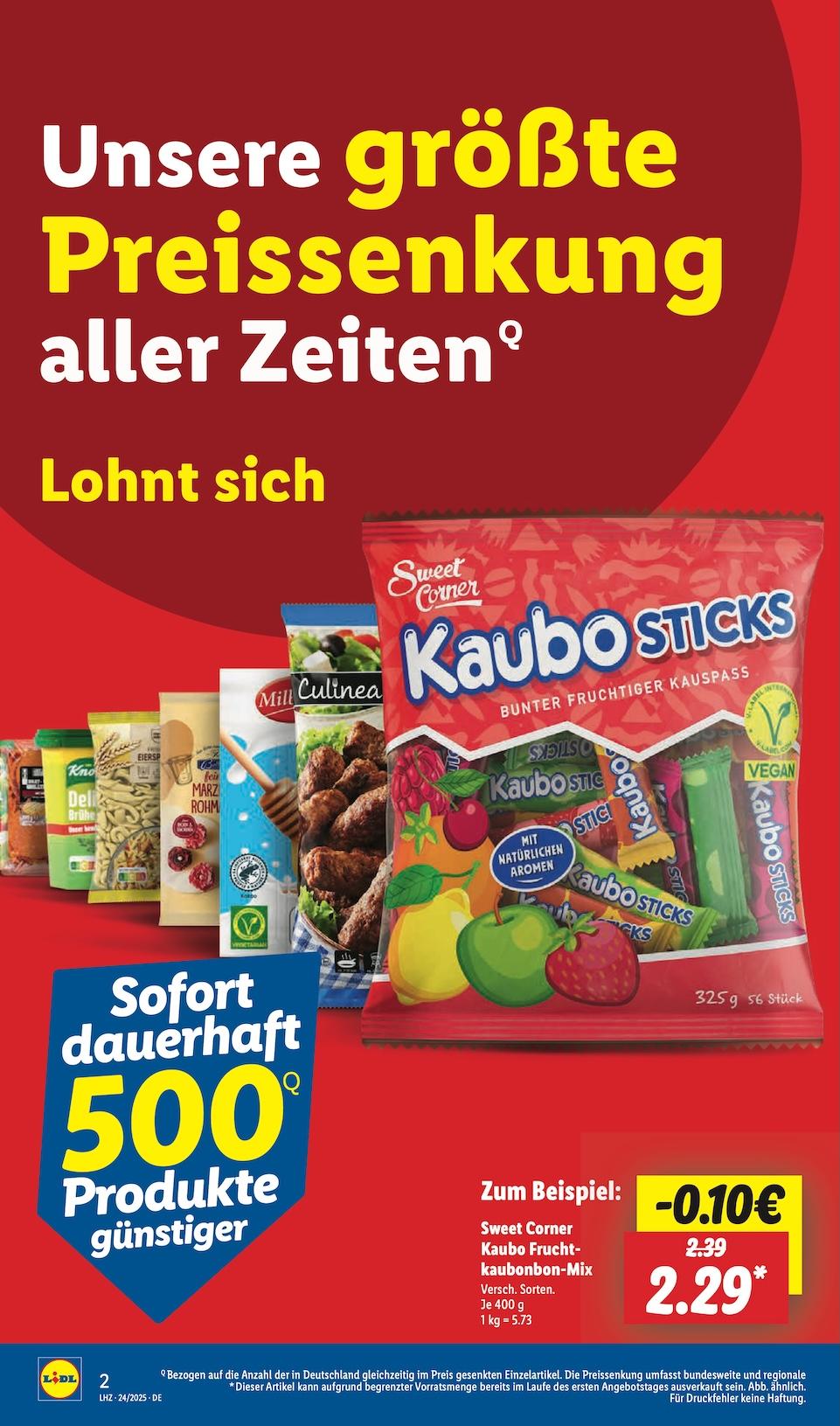 Lidl Aktueller Prospekt ab Dienstag Seite 2