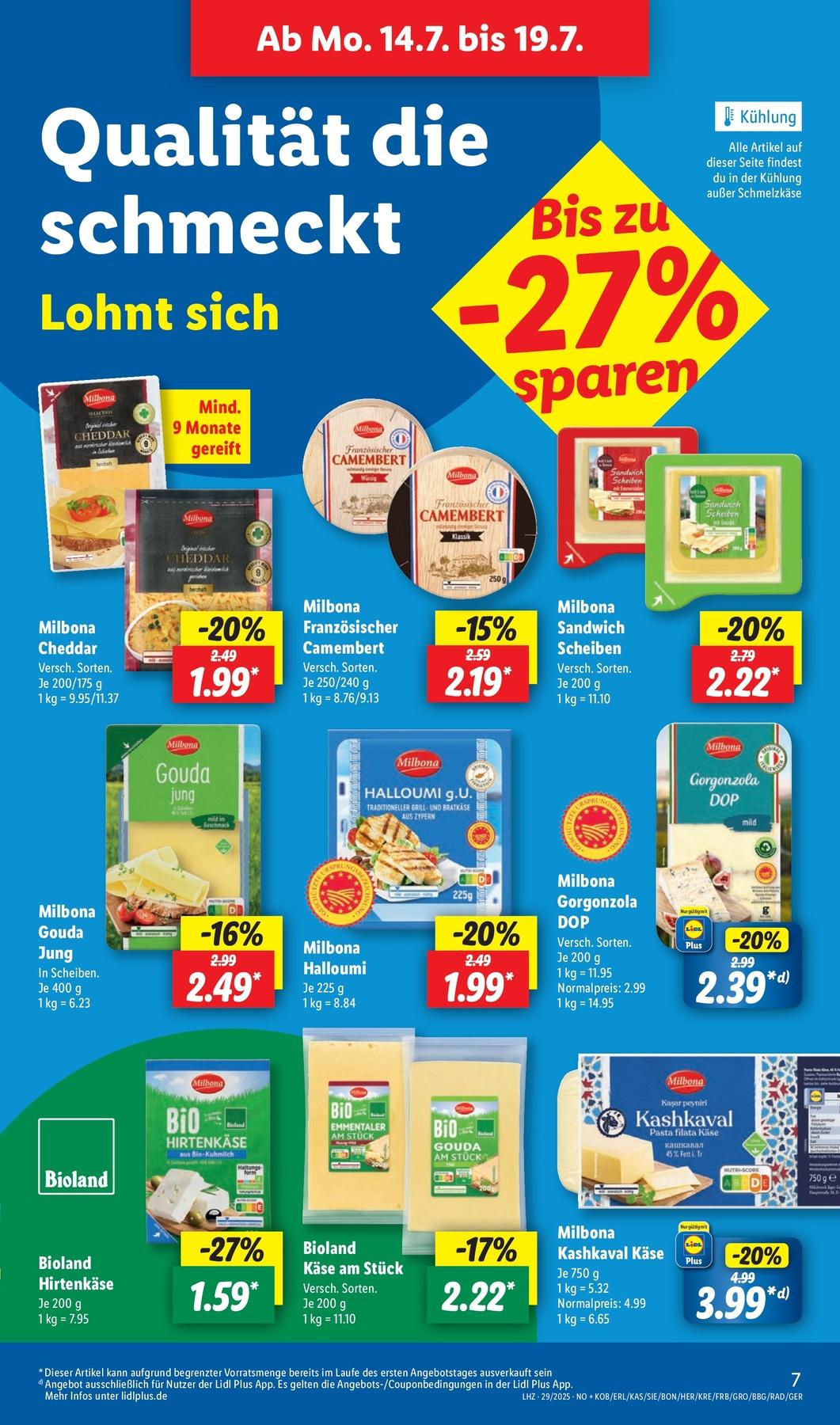 Lidl Aktueller Prospekt ab Montag Seite 7