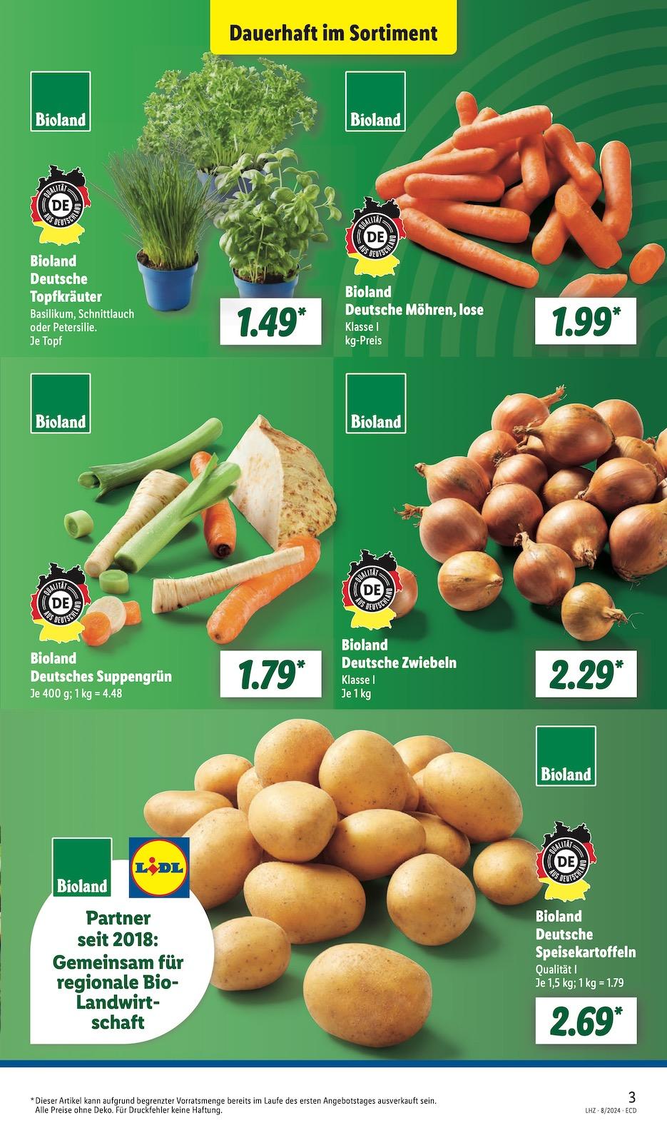 Lidl Aktueller Prospekt ab Montag Seite 3