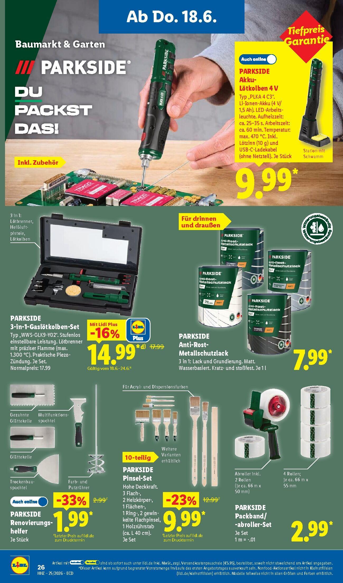Lidl Aktueller Prospekt ab Montag Seite 46