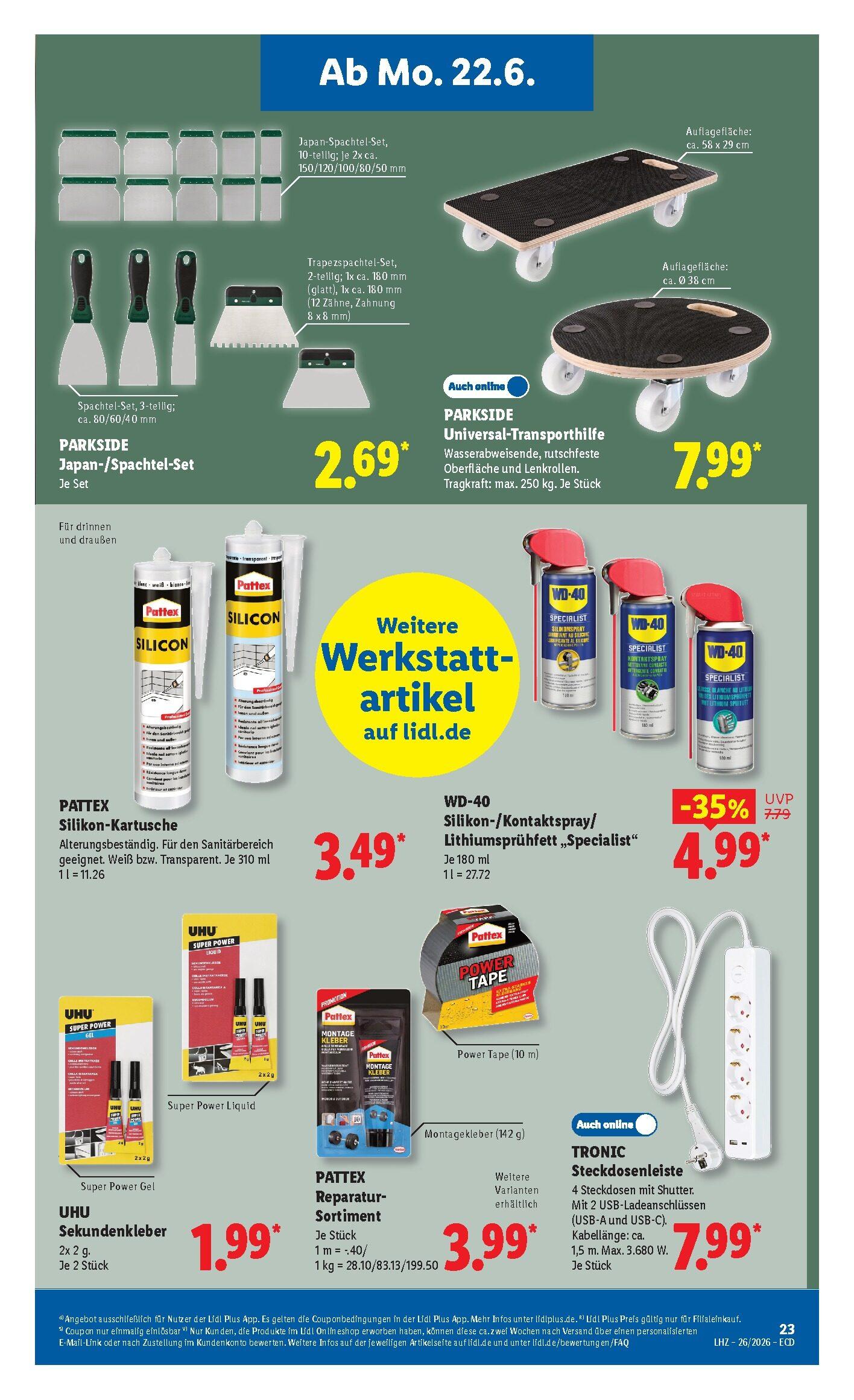 Lidl Aktueller Prospekt ab Montag Seite 21