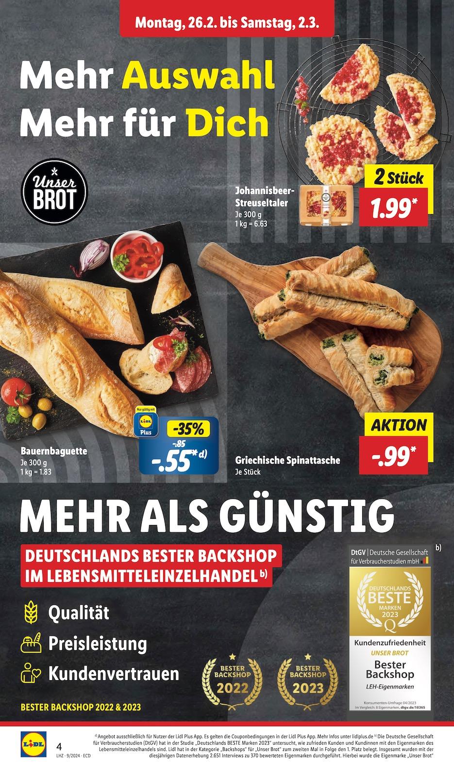 Lidl Aktueller Prospekt ab Montag Seite 4