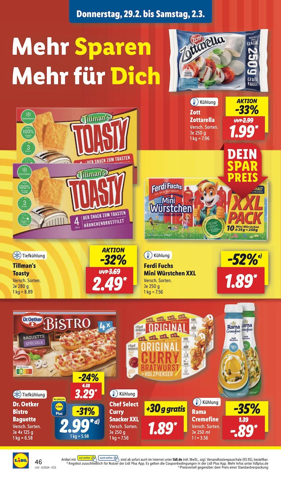 Lidl Aktueller Prospekt ab Montag Seite 52