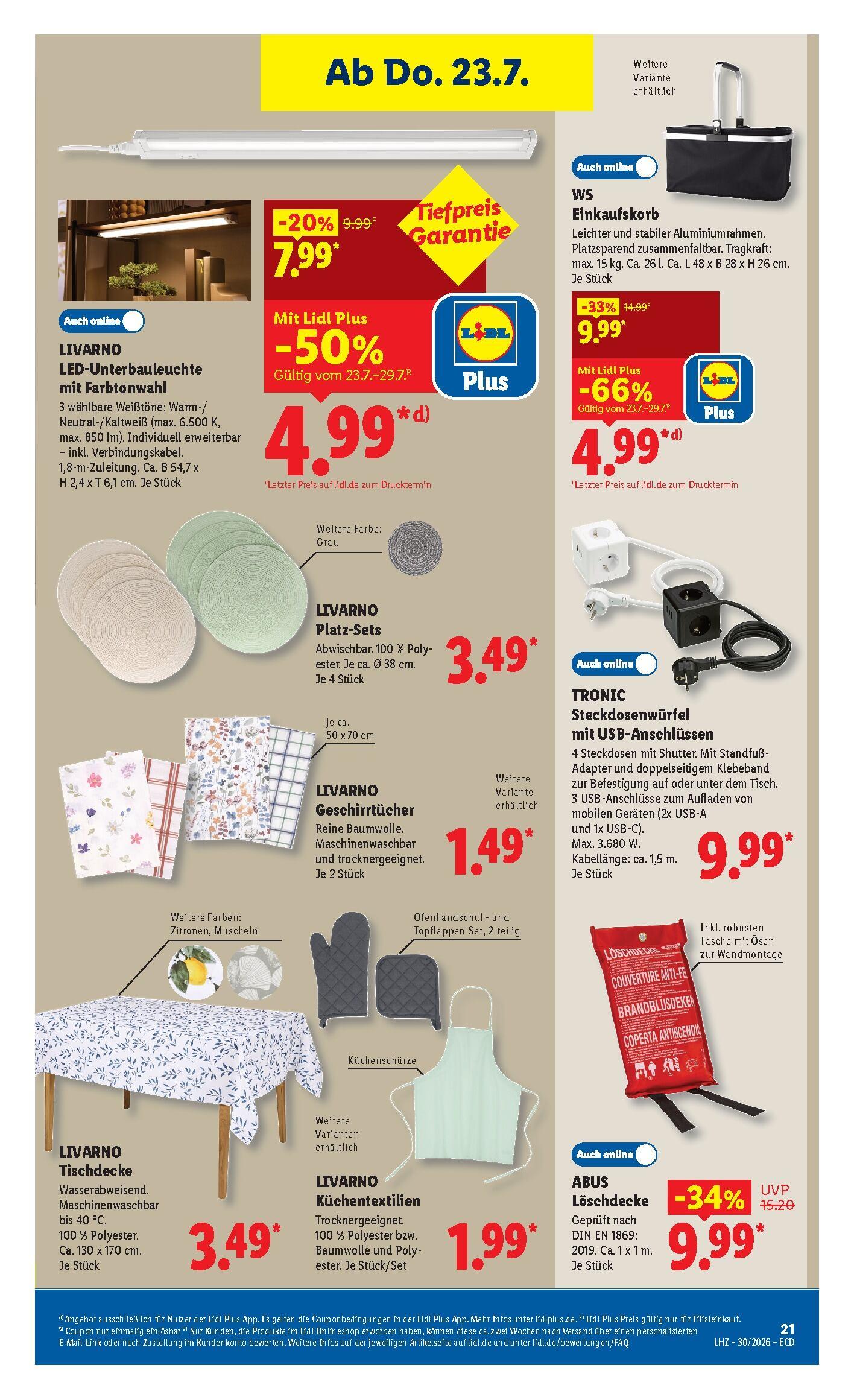 Lidl Aktueller Prospekt ab Montag Seite 19
