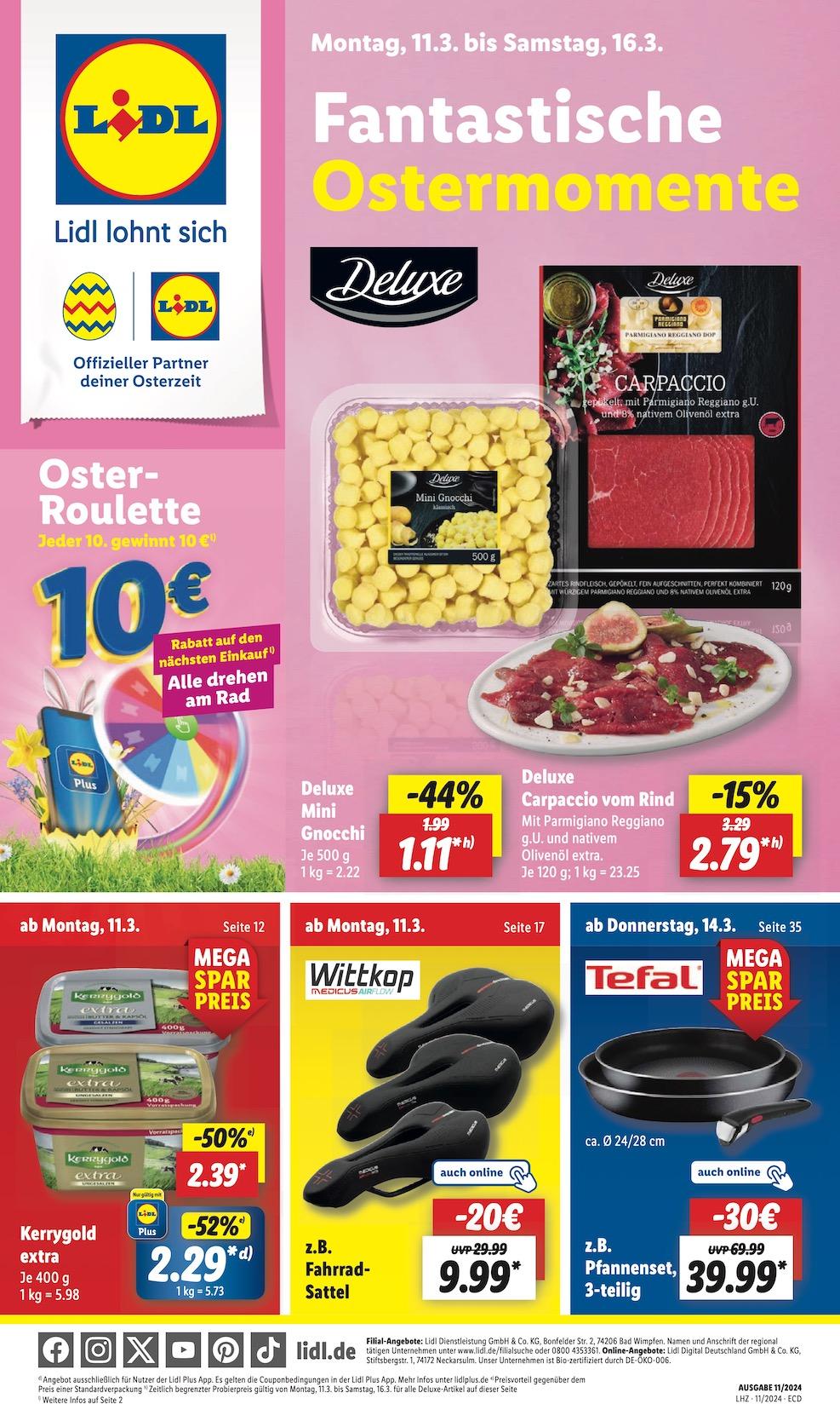 Lidl Aktueller Prospekt ab Montag Seite 1