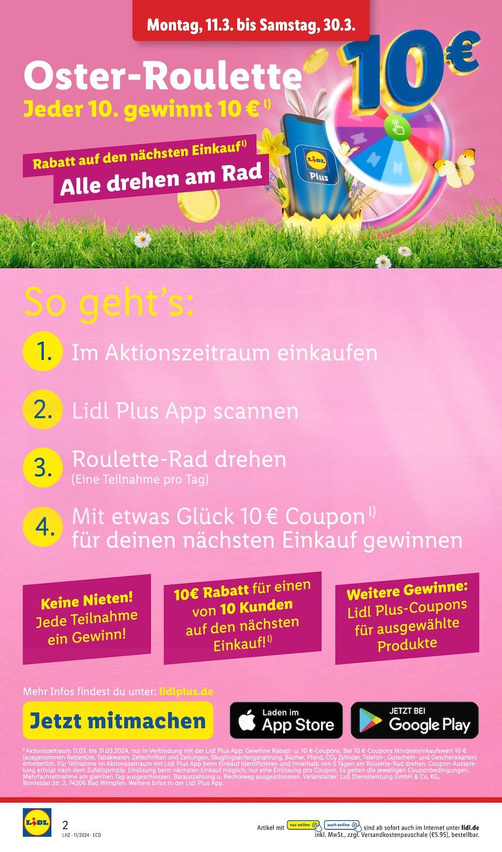 Lidl Aktueller Prospekt ab Montag Seite 2
