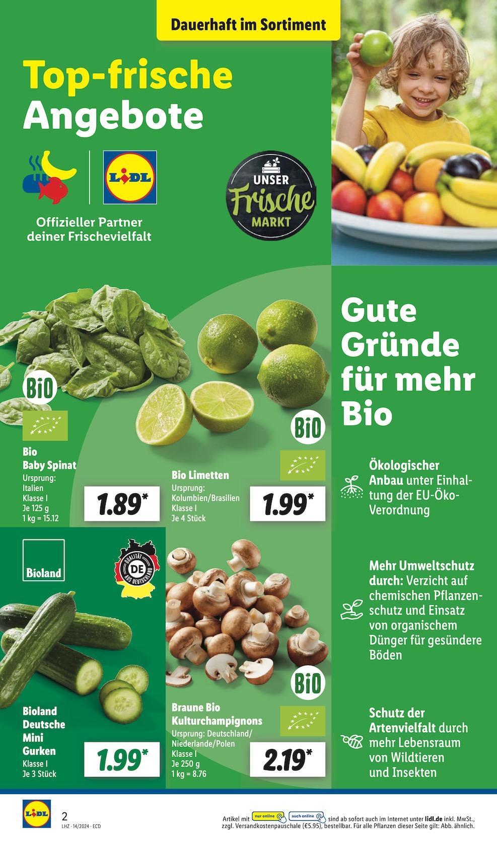Lidl Aktueller Prospekt ab Dienstag Seite 2