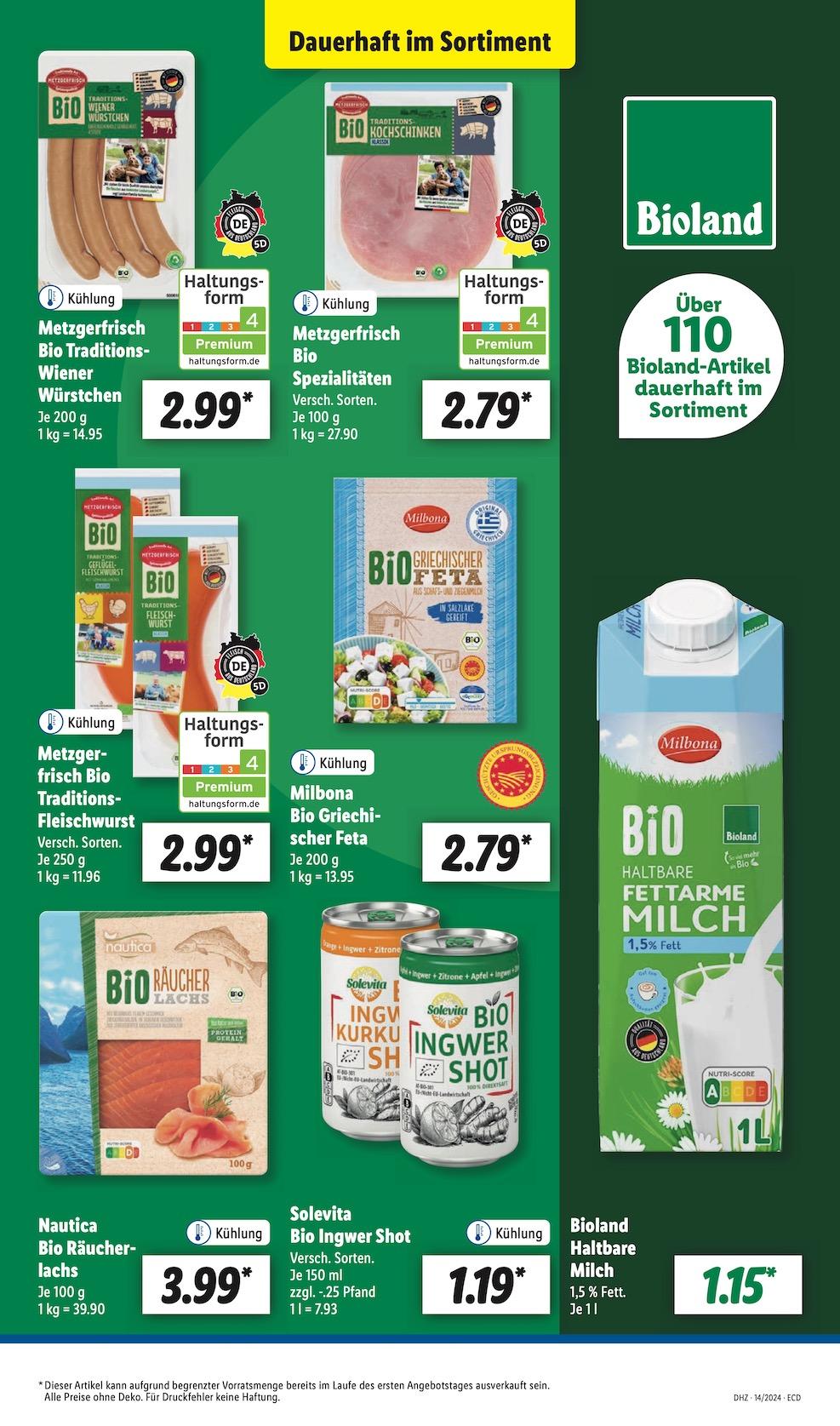 Lidl Aktueller Prospekt ab Dienstag Seite 9