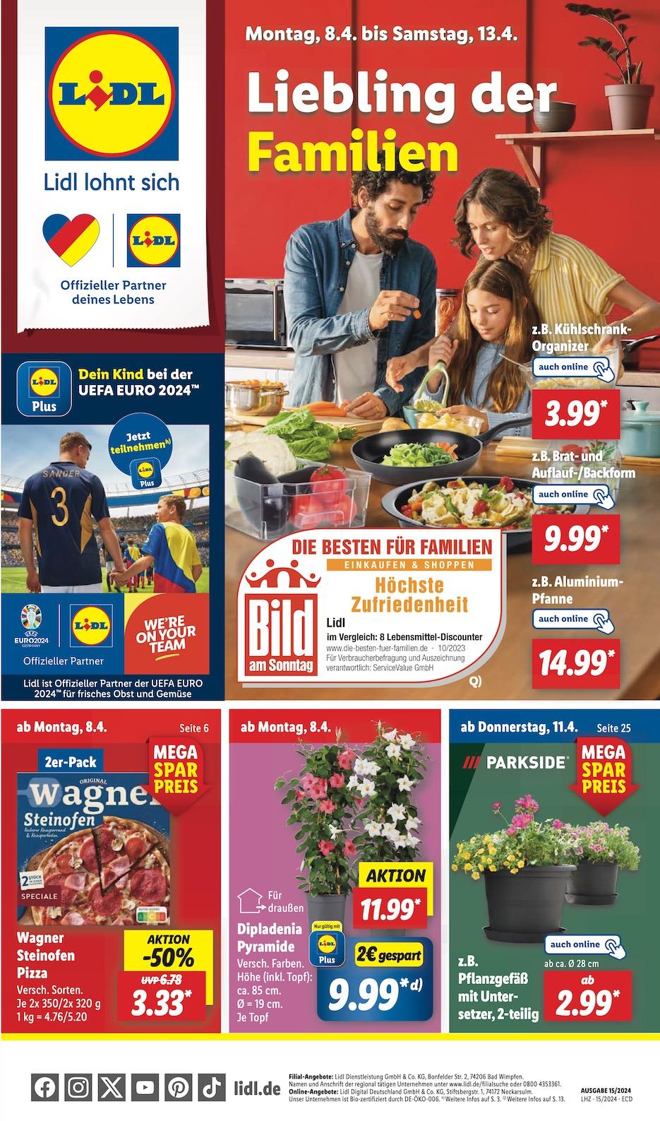 Lidl Aktueller Prospekt ab Montag Seite 1