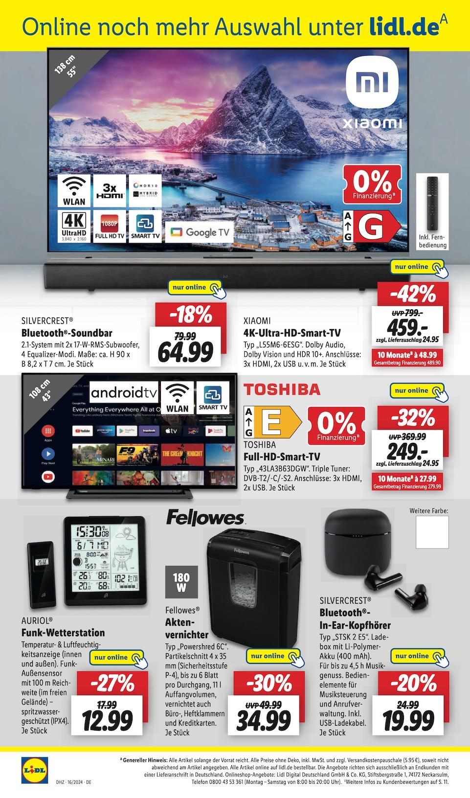 Lidl Aktueller Prospekt ab Montag Seite 38