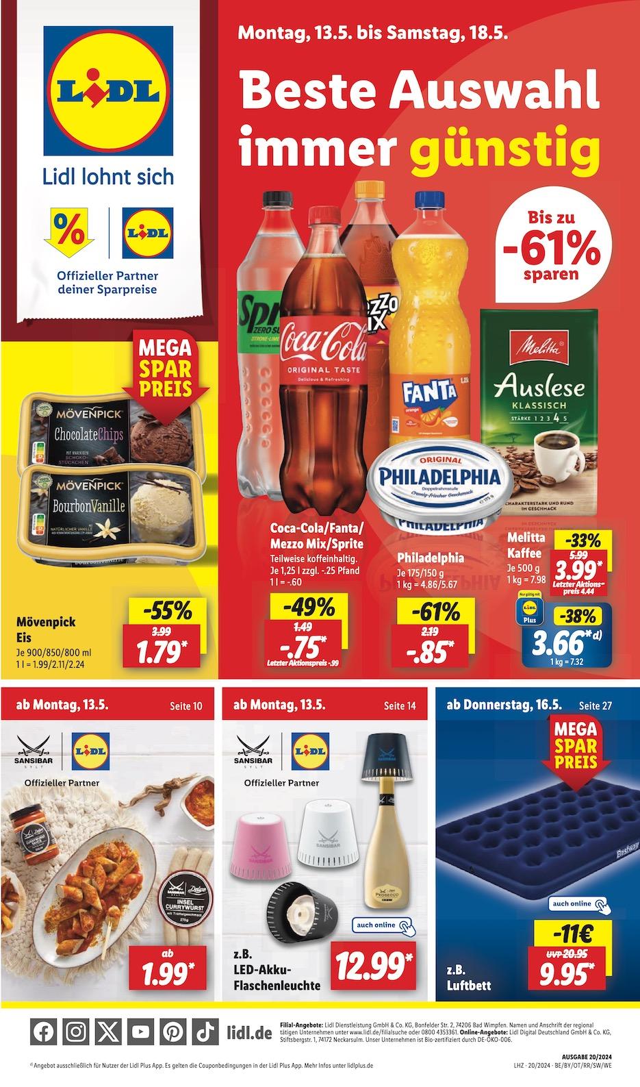 Lidl Aktueller Prospekt ab Montag Seite 1